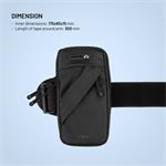 Fixed Armbag športové puzdro na ruku pre smartfóny až 7", čierny