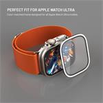 Fixed Armor prémiové ochranné tvrdené sklo s oceľovým rámčekom pre Apple Watch Ultra 49mm, titánové