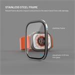 Fixed Armor prémiové ochranné tvrdené sklo s oceľovým rámčekom pre Apple Watch Ultra 49mm, titánové