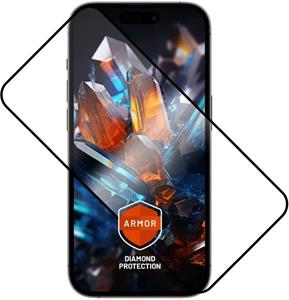 Fixed Armor Ultra odolné tvrdené sklo s Anti-dust aplikátorom a AR vrstvou pre iPhone 16 Pro, čierne