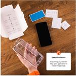 Fixed Armor Ultra odolné tvrdené sklo s Anti-dust aplikátorom a AR vrstvou pre iPhone 17e/16e/14/13/13 Pro, čierne