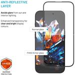 Fixed Armor Ultra odolné tvrdené sklo s Anti-dust aplikátorom a AR vrstvou pre iPhone 17e/16e/14/13/13 Pro, čierne