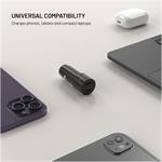 Fixed autonabíjačka s 2xUSB-C výstupom, podpora PD 3.0, 65W, čierna