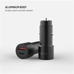 Fixed autonabíjačka s USB-C a USB-A výstupom, podpora PD 3.0, 63W, čierna