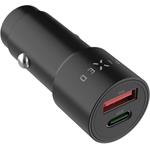 Fixed autonabíjačka s USB-C a USB-A výstupom, podpora PD 3.0, 63W, čierna