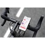 Fixed Bikee ALU hliníkový držiak mobilného telefónu na bicykel, čierny