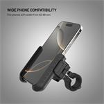 Fixed Bikee Anti-Shock univerzálny držiak mobilného telefónu na motorku a bicykel s antivibračným modulom, čierny