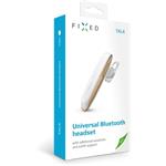 Fixed bluetooth headset Talk, A2DP, multipoint, biely