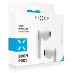 Fixed Boom Pods bezdrôtové TWS slúchadlá, biele