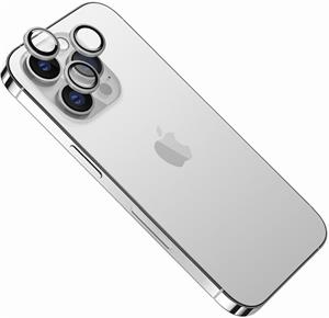 Fixed Camera Glass ochranné skla fotoaparátu pre Apple iPhone 11/12/12 Mini, strieborné