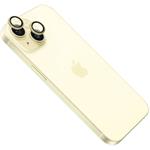 Fixed Camera Glass ochranné sklá šošoviek fotoaparátu pre Apple iPhone 15/15 Plus, žlté