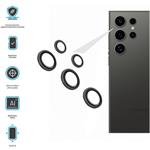 Fixed Camera Glass ochranné sklá šošoviek fotoaparátu pre Samsung Galaxy S25 Ultra, čierne