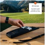 Fixed Camino Case taštička cez rameno s vreckom pre mobilné telefóny do 7", čierna