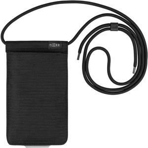 Fixed Camino Sling taštička cez rameno s vreckom pre mobilné telefóny do 7", čierna
