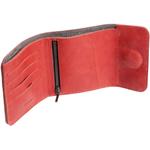 Fixed Classic Wallet kožená peňaženka pre AirTag z pravej kože, červená