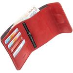 Fixed Classic Wallet kožená peňaženka pre AirTag z pravej kože, červená