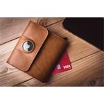 Fixed Classic Wallet kožená peňaženka pre AirTag z pravej kože, hnedá