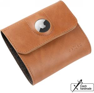 Fixed Classic Wallet kožená peňaženka pre AirTag z pravej kože, hnedá