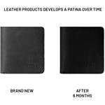 Fixed Classic Wallet kožená peňaženka z pravej kože, čierna