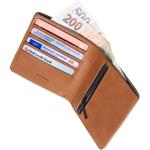 Fixed Classic Wallet kožená peňaženka z pravej kože, hnedá