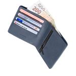 Fixed Classic Wallet kožená peňaženka z pravej kože, modrá