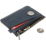 Fixed Coins kožená peňaženka, modrá