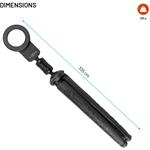 Fixed Creator flexibilný statív s 1/4" magnetickým držiakom na telefón, s podporou MagSafe, čierny