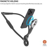 Fixed Creator Neck Phone Holder držiak telefónu na krk s podporou MagSafe, sivý