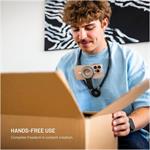 Fixed Creator Neck Phone Holder držiak telefónu na krk s podporou MagSafe, sivý
