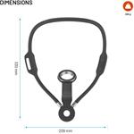 Fixed Creator Neck Phone Holder držiak telefónu na krk s podporou MagSafe, sivý