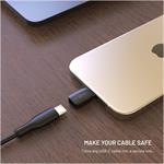 Fixed Data blocker 2in1, hliníkový USB-C/C a USB-C/A , čierny