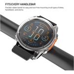 Fixed Dock for Garmin 22mm, držiak smart hodiniek na bicykel, čierny