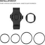 Fixed Dock for Garmin 22mm, držiak smart hodiniek na bicykel, čierny