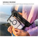 Fixed Dry Belt vodeodolné puzdro okolo pásu z hypalonu s certifikáciou IPX8, čierne