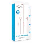 Fixed EGG1 vodeodolné in-ear slúchadla s mikrofónom, IPX3, ružové