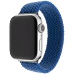 Fixed elastický nylonový remienok nylon strap pre Apple Watch 38/40/41mm, veľkosť XS, modrý
