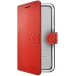 Fixed Fit Puzdro typu kniha pre Apple iPhone 12 Pro Max, červene