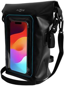 Fixed Float Bag vodeodolný vak s vreckom pre mobilný telefón 3L, čierny