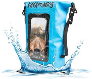 Fixed Float Bag vodeodolný vak s vreckom pre telefón, 3L, modrý