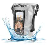 Fixed Float Bag vodeodolný vak s vreckom pre telefón, 3L, sivý