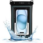 Fixed Float Max vodeodolné plavajúce puzdro na mobil s kvalitným uzamykacím systémom a certifikáciou IPX8, čierne