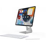 Fixed Frame hliníkový magnetický stojan pre Apple iPad Pro 11" (2018-2022) a iPad Air (2020/2022/2024), strieborný, (roz