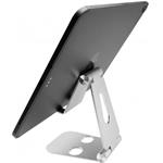 Fixed Frame Phone hliníkový stojan na stôl pre mobilný telefón a tablet, strieborný