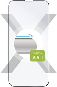 Fixed Full-Cover ochranné tvrdené sklo pre Apple iPhone 13, 13 Pro, lepenie cez celý displej, čierne