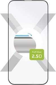Fixed Full-Cover ochranné tvrdené sklo pre Apple iPhone 14 Pro, lepenie cez celý displej, čierne