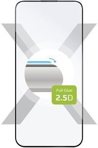 Fixed Full-Cover ochranné tvrdené sklo pre Apple iPhone 15, lepenie cez celý displej, čierne