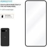 Fixed Full-Cover ochranné tvrdené sklo pre Google Pixel 9a, čierne