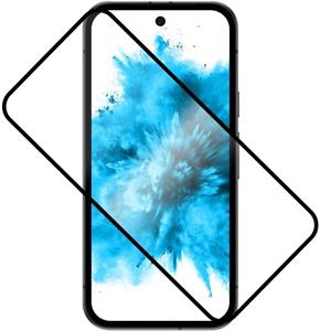 Fixed Full-Cover ochranné tvrdené sklo pre Google Pixel 9a, čierne