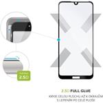 Fixed Full-Cover ochranné tvrdené sklo pre Honor 8A/Huawei Y6 (2019)/Y6s, lepenie cez celý displej, čierne
