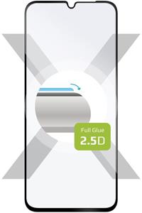 Fixed Full-Cover ochranné tvrdené sklo pre Infinix Hot 20 5G, lepenie cez celý displej, čierne